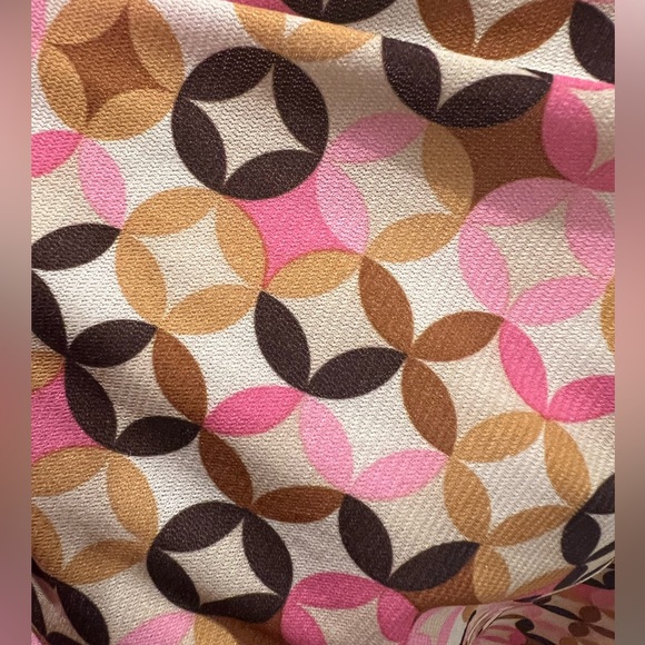 Elementz Patterned Blouse with Bow, Size XL - Picture 3 of 12